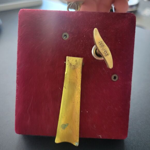 Reuge Music Box Vntg Ornate Gold Framed Madonna & Child Icon Religious FLAW - Picture 7 of 10